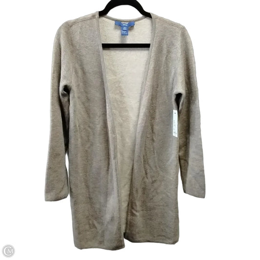 Sweater Cardigan By Apt 9 In Beige, Size: S