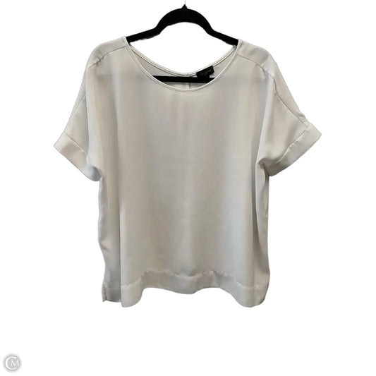 Blouse Short Sleeve By Limited In White, Size: Xs
