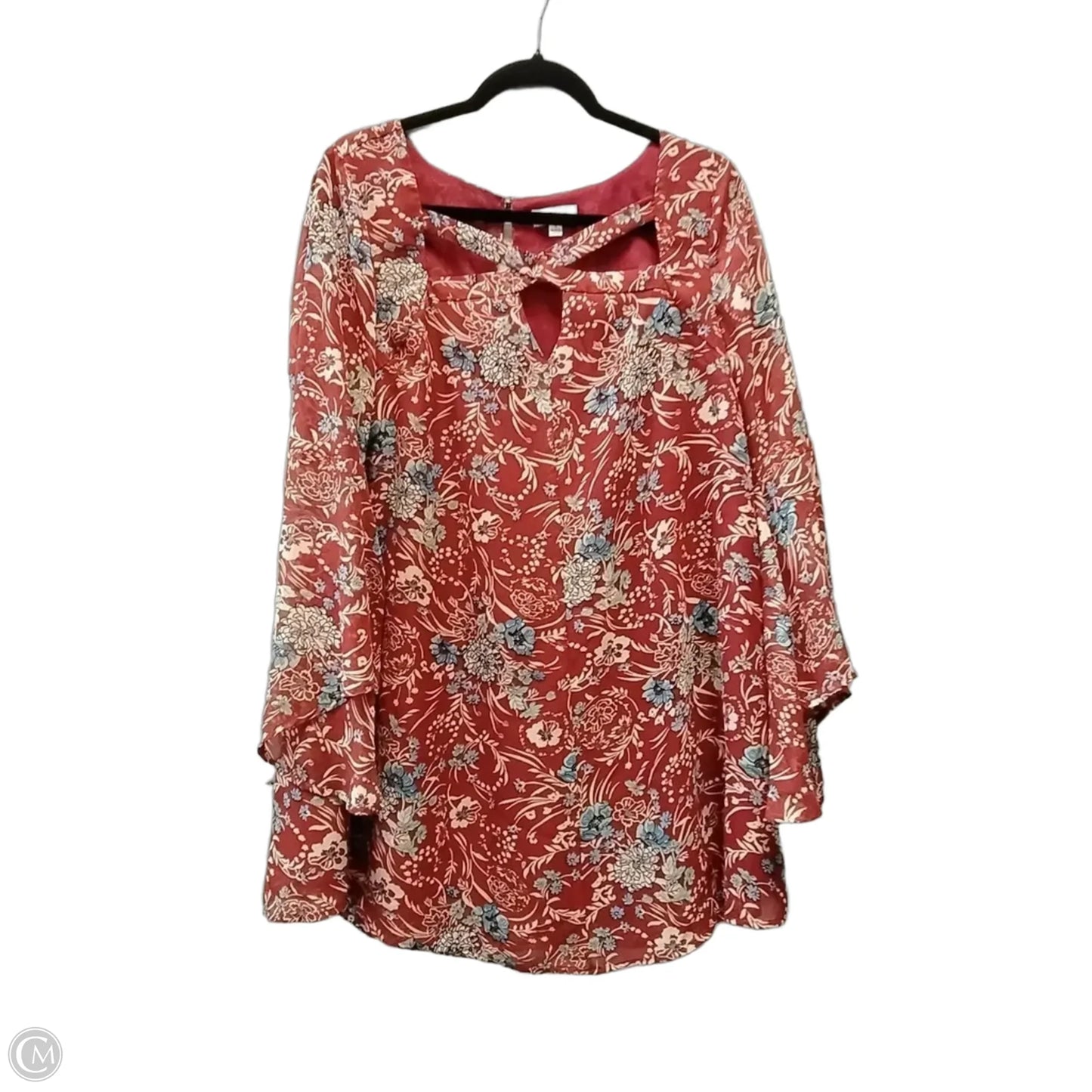 Dress Casual Short By Umgee In Floral Print, Size: 4