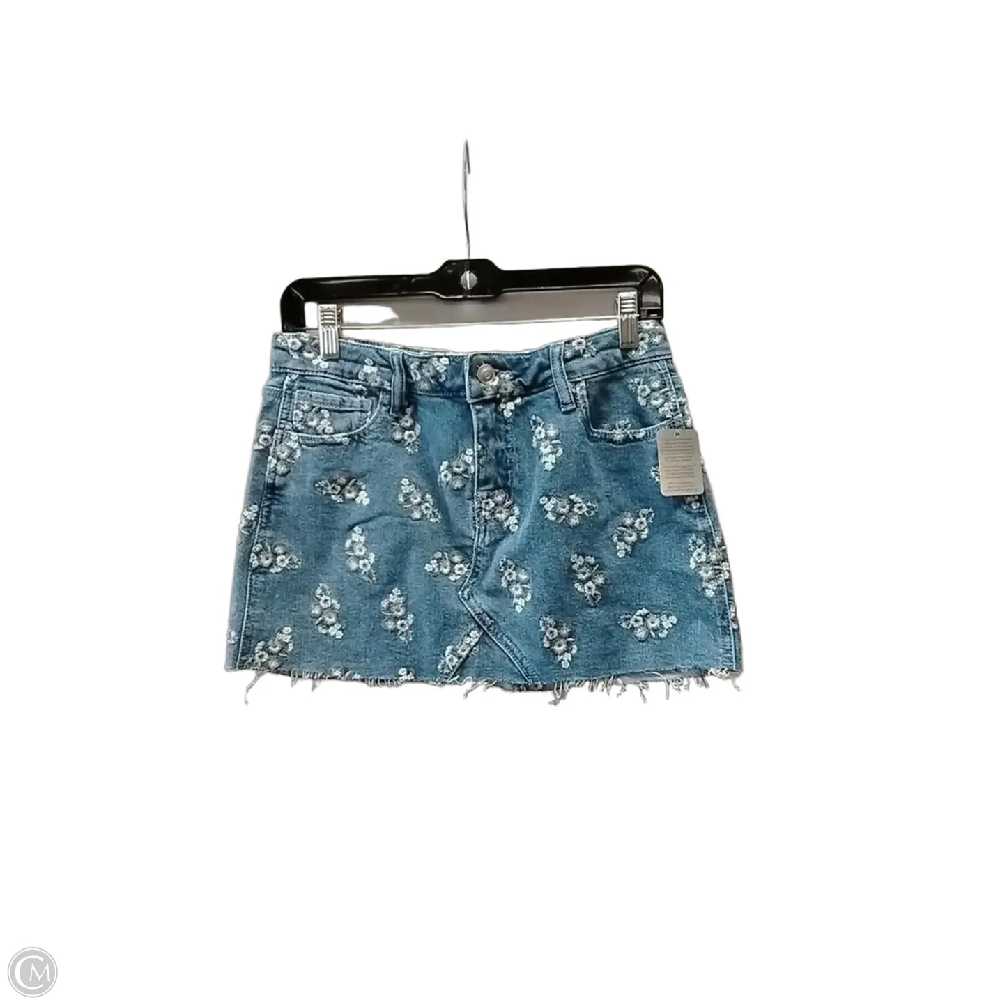 Skirt Mini & Short By Altard State In Blue Denim, Size: 2
