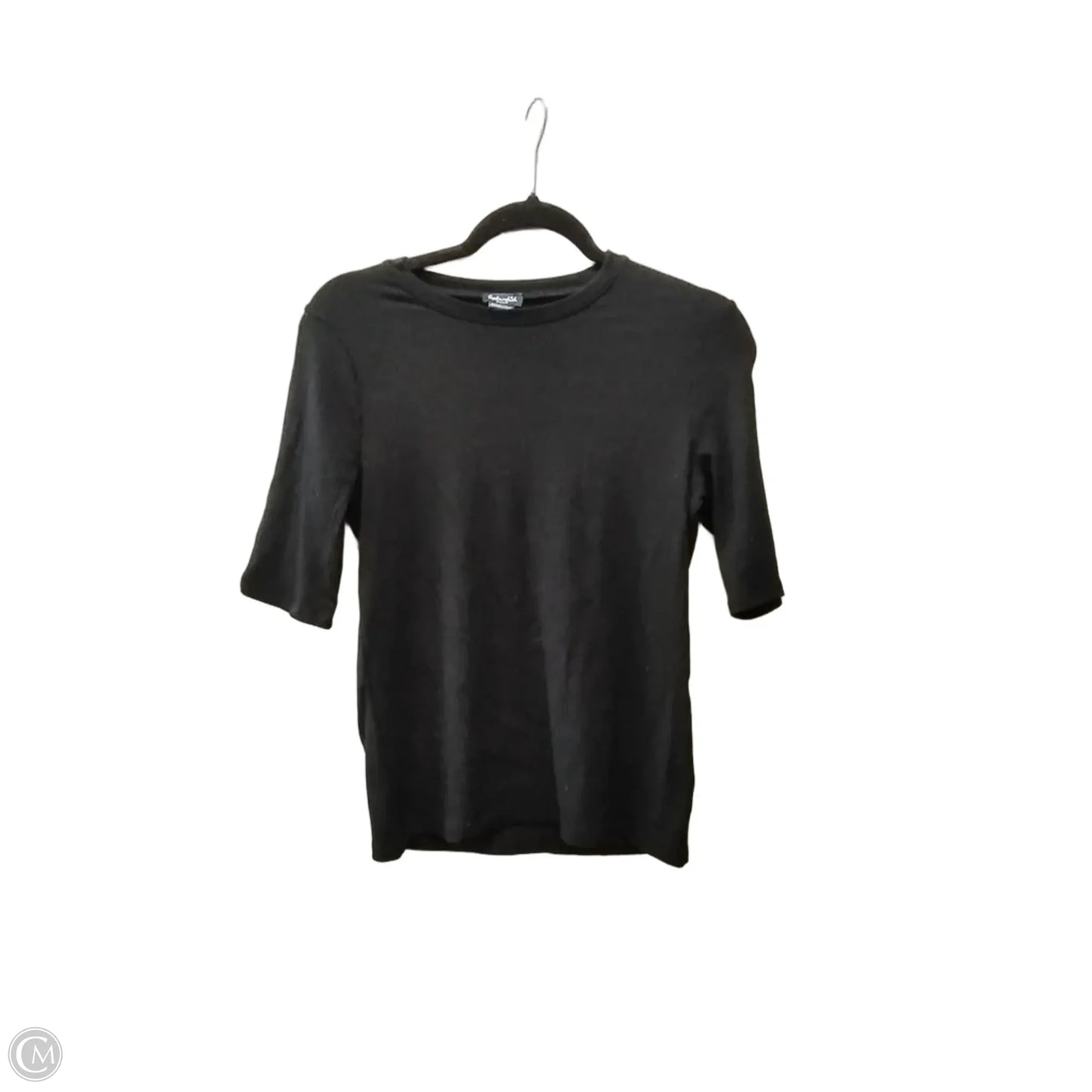 Top Short Sleeve By Splendid In Black, Size: S