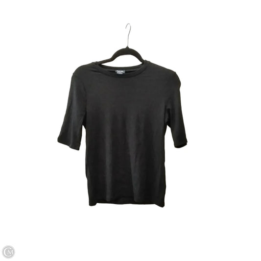 Top Short Sleeve By Splendid In Black, Size: S