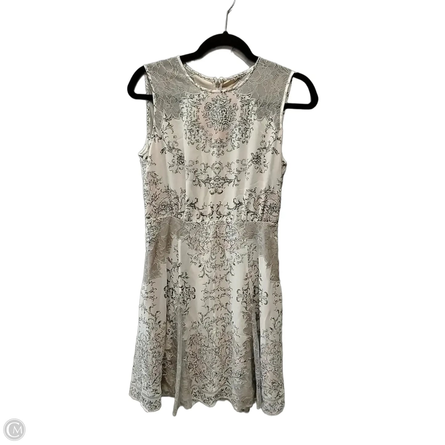 Dress Casual Short By Bcbg In Grey & White, Size: 6