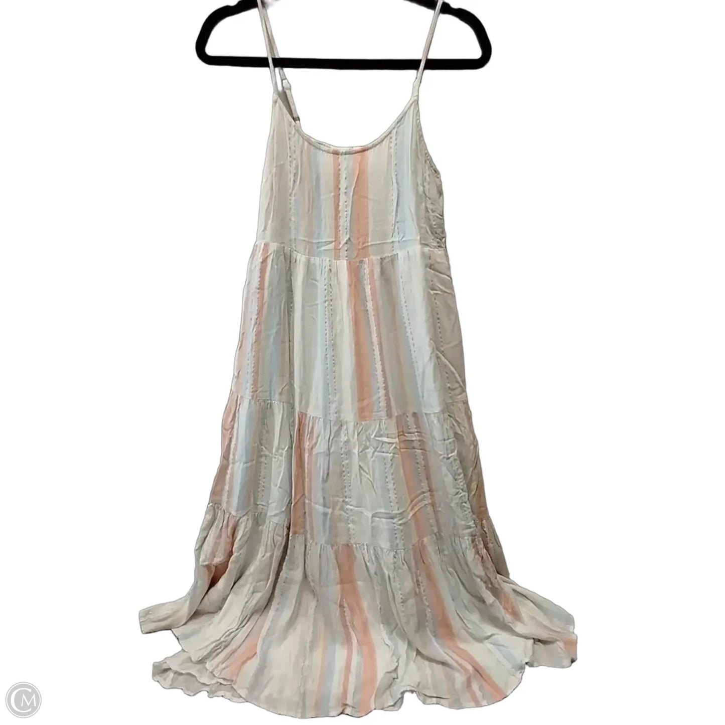 Dress Casual Midi By Versona In Striped Pattern, Size: 0