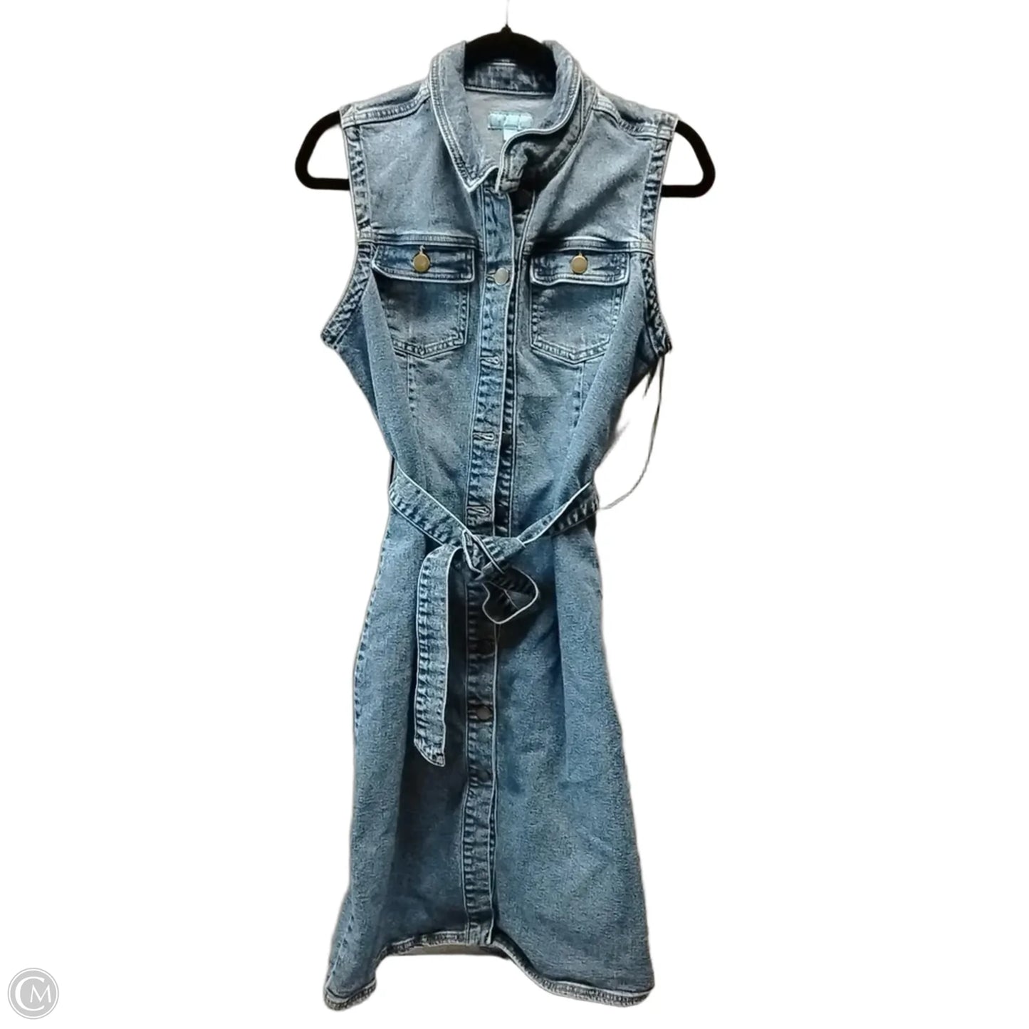 Dress Casual Midi By Draper James In Blue, Size: 14