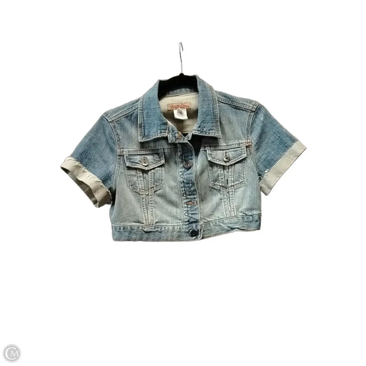 Jacket Denim By Cme In Blue, Size: M