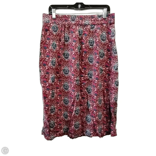 Skirt Maxi By Chelsea 28 In Geometric Pattern, Size: 10