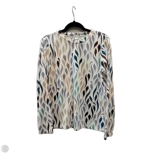 Top Long Sleeve By Exclusive In Multi-colored, Size: M