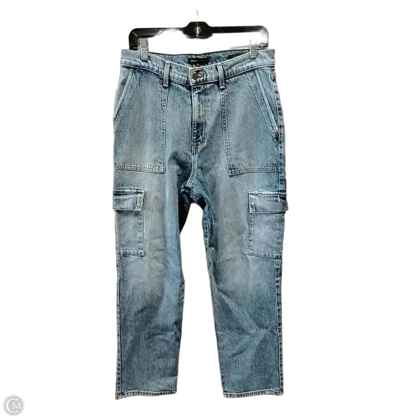Jeans Wide Leg By Modern American In Blue, Size: 8