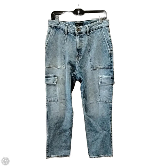 Jeans Wide Leg By Modern American In Blue, Size: 8