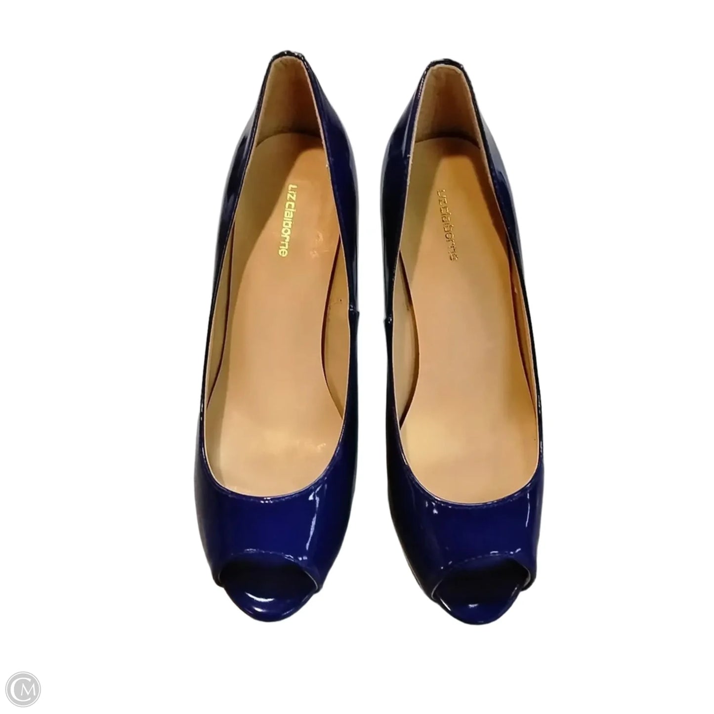 Shoes Heels Stiletto By Liz Claiborne In Blue, Size: 8