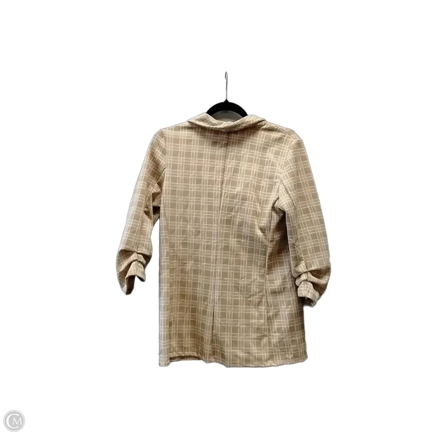 Blazer By Altard State In Tan & White, Size: S