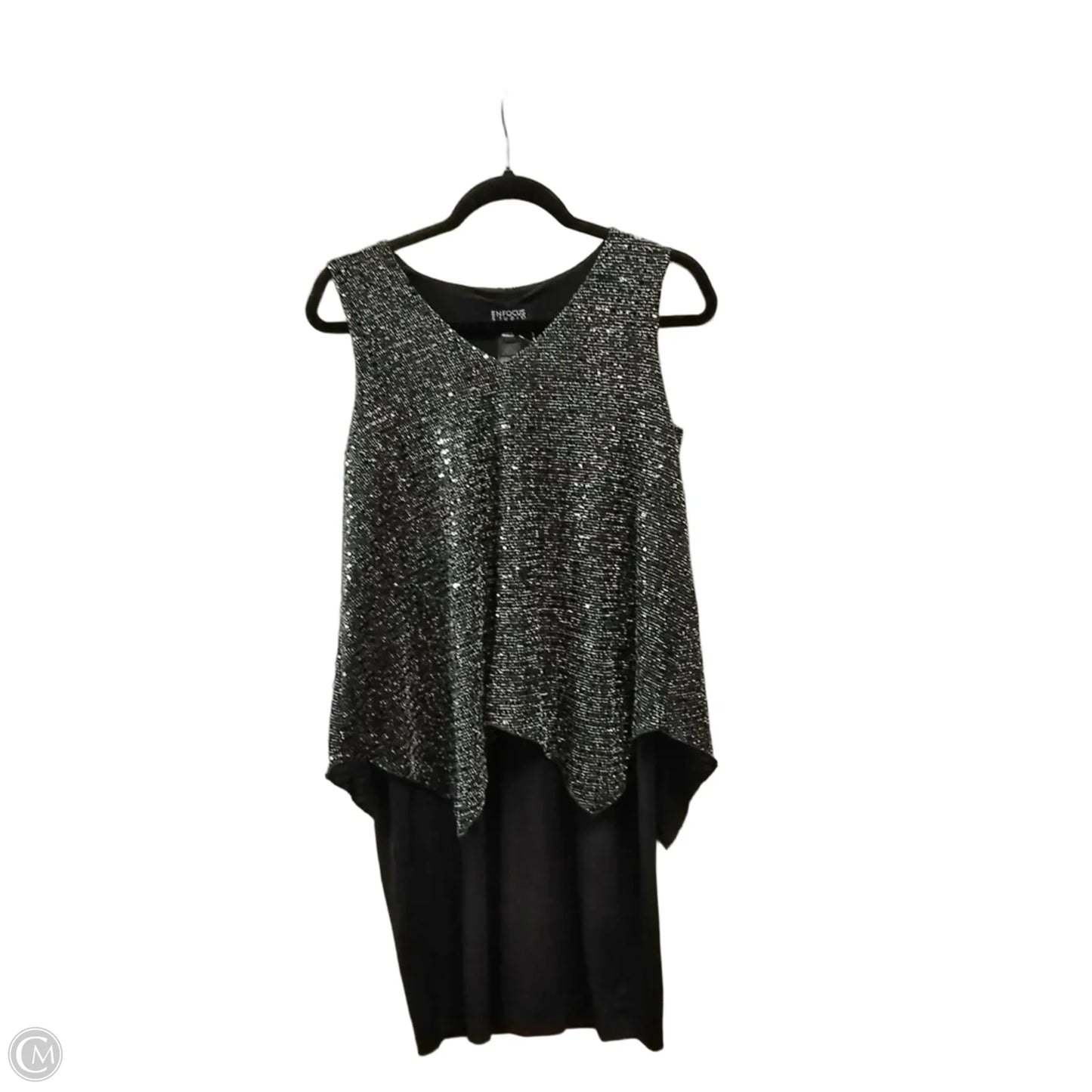 Dress Casual Midi By Enfocus In Black, Size: 4