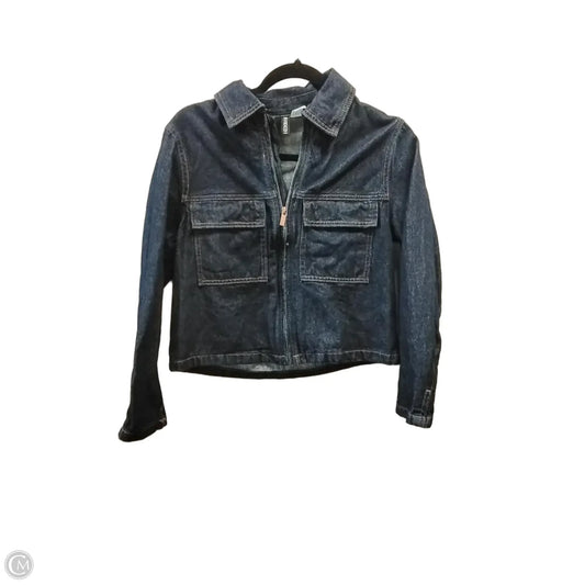 Jacket Denim By Divided In Blue, Size: Xs