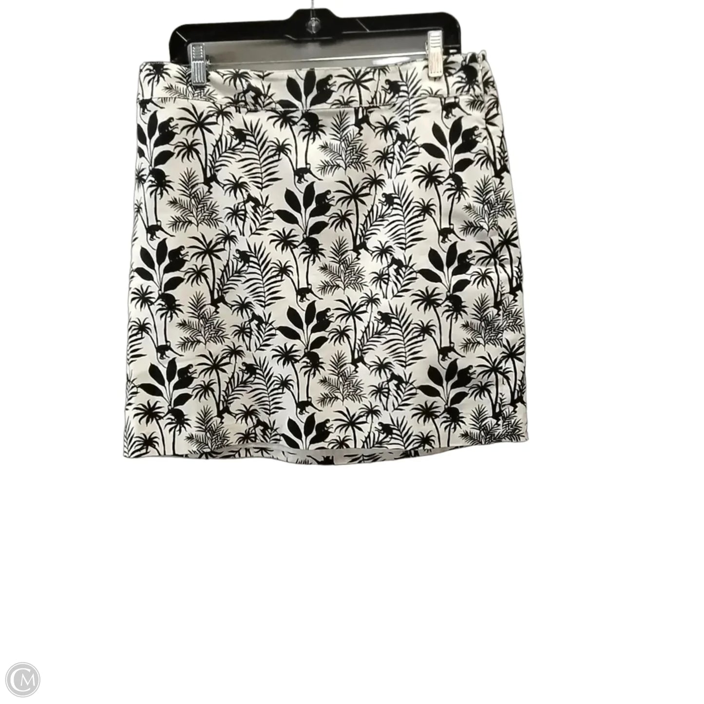 Skirt Mini & Short By Talbots In Black & Cream, Size: 14p