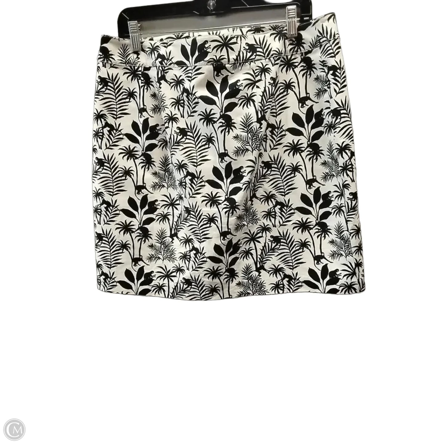 Skirt Mini & Short By Talbots In Black & Cream, Size: 14p