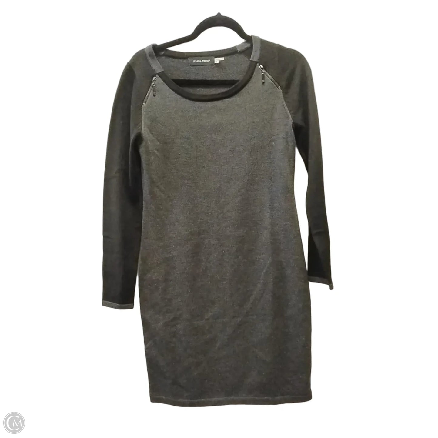 Sweater By Ivanka Trump In Black & Grey, Size: S
