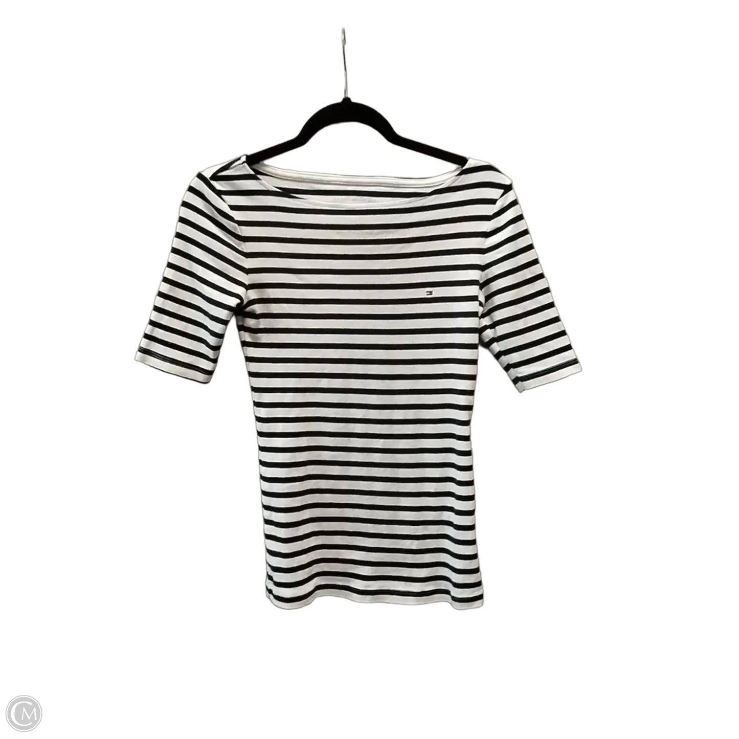 Top 3/4 Sleeve By Tommy Hilfiger In Striped Pattern, Size: Xs