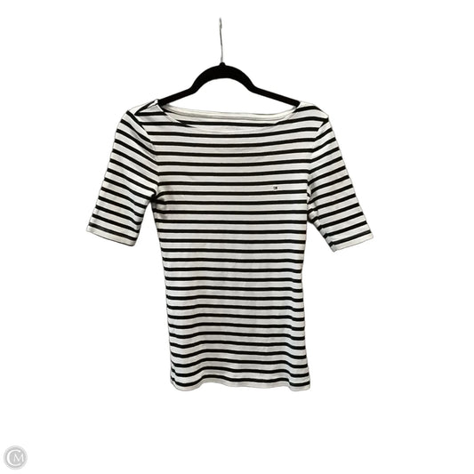 Top 3/4 Sleeve By Tommy Hilfiger In Striped Pattern, Size: Xs