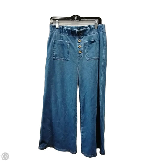 Jeans Wide Leg By Halara In Blue, Size: 14