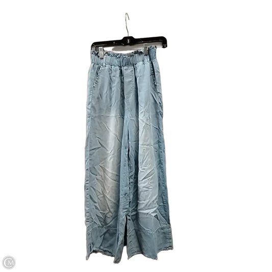 Pants Wide Leg By Zenana In Blue, Size: 8
