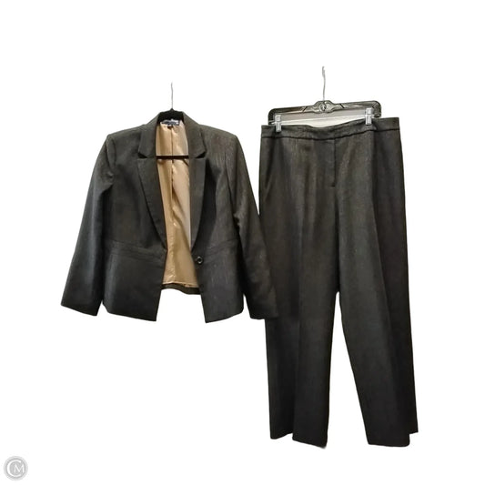 Pants Set 2pc By Evan-picone In Grey, Size: 12