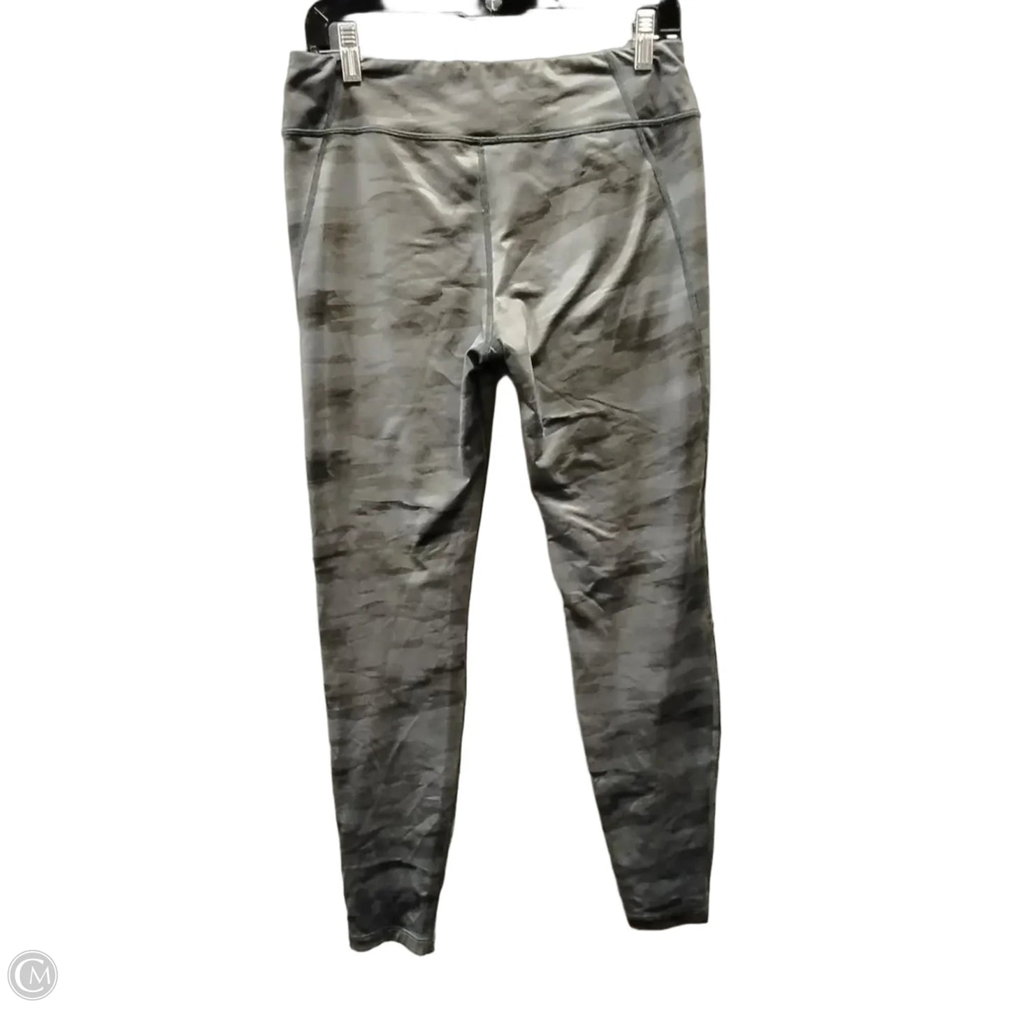Athletic Leggings By Under Armour In Camouflage Print, Size: L