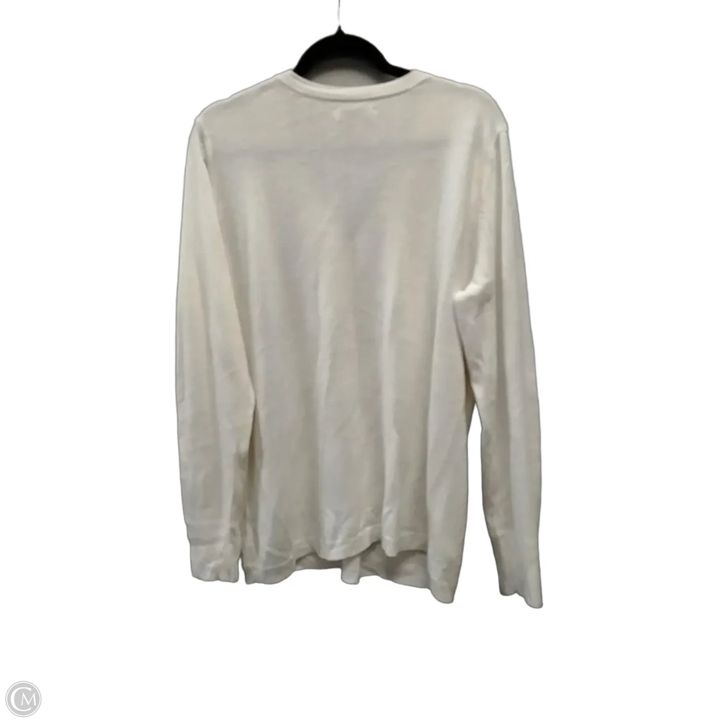 Sweater By Croft And Barrow In Ivory, Size: Xl
