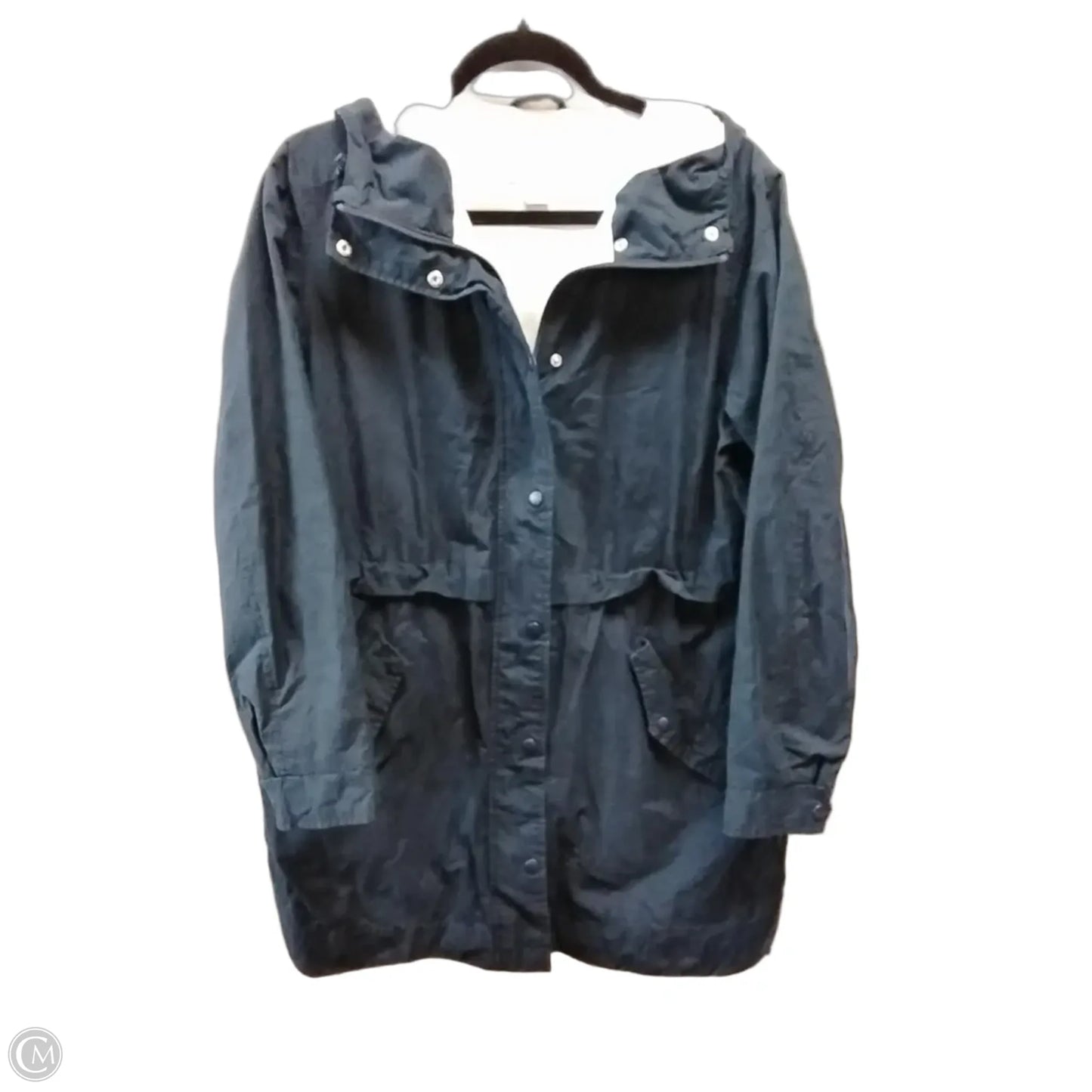 Coat Raincoat By Old Navy In Blue, Size: M