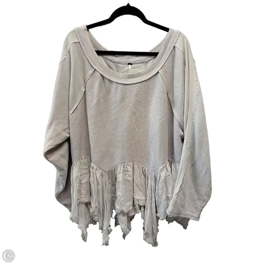 Sweatshirt Crewneck By Free People In Purple, Size: L