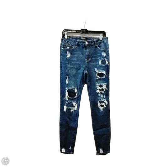 Jeans Skinny By Judy Blue In Blue, Size: 9