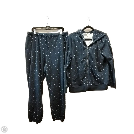 Pants Set 2pc By Style And Company In Blue, Size: Xl