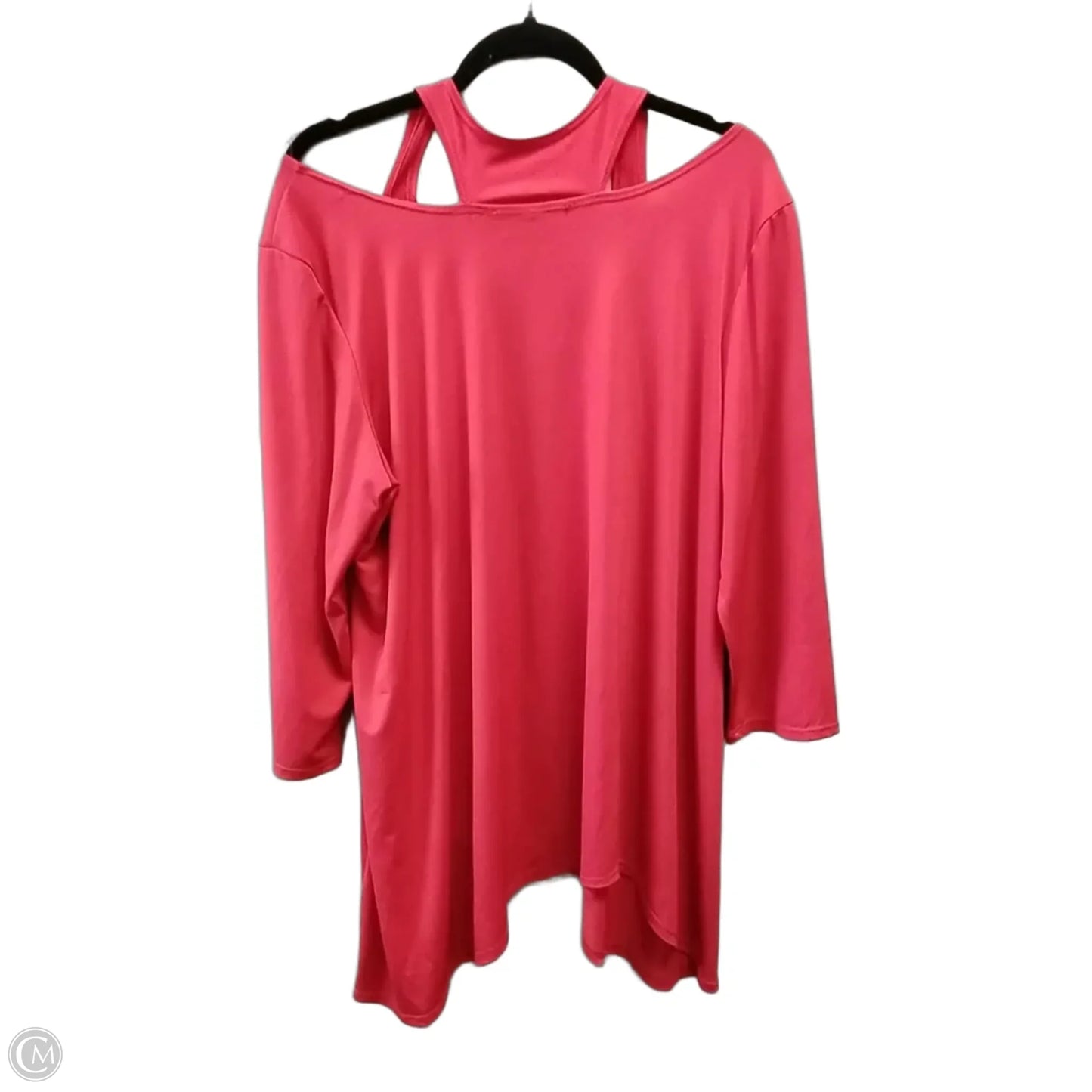 Blouse Short Sleeve By Peck And Peck In Red, Size: Xl