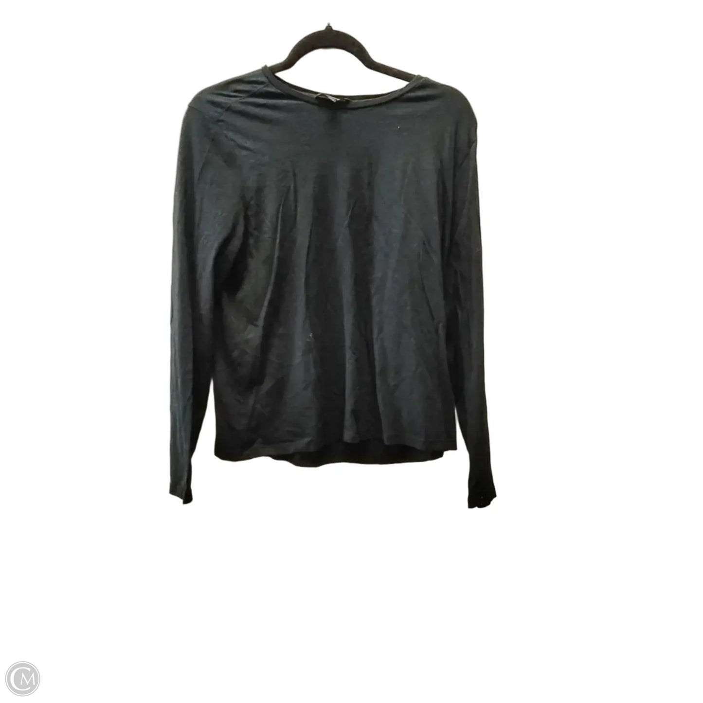 Top Long Sleeve By Banana Republic In Black, Size: L