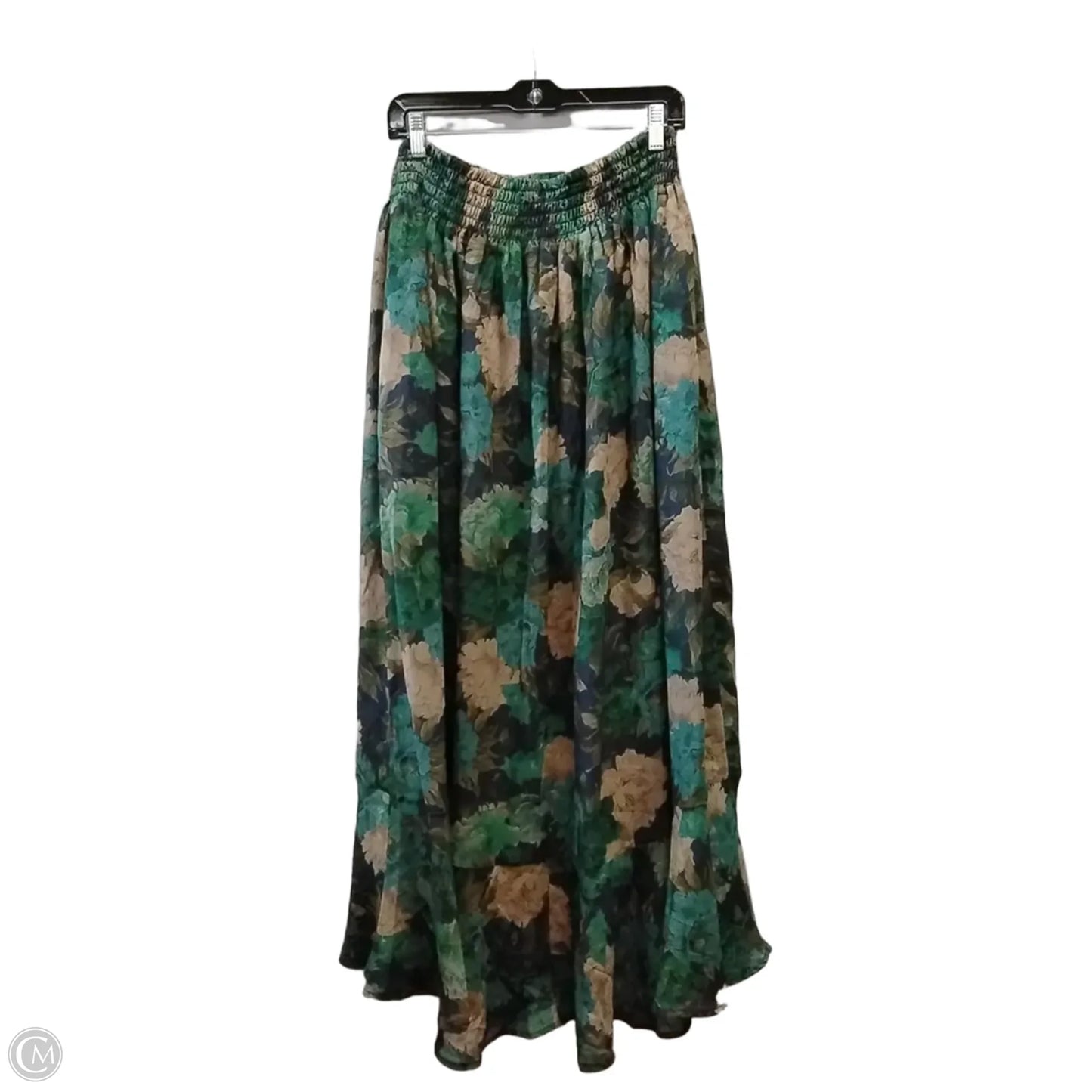 Skirt Maxi By Vici In Brown & Green, Size: 10