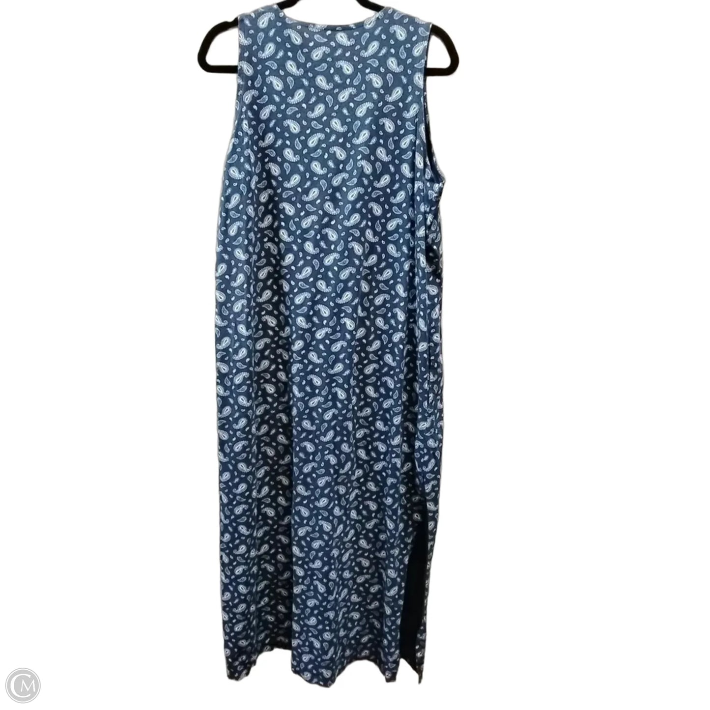 Dress Casual Maxi By Lands End In Paisley Print, Size: 14