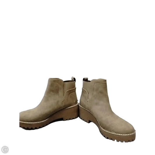 Boots Ankle Flats By Dv In Tan, Size: 8