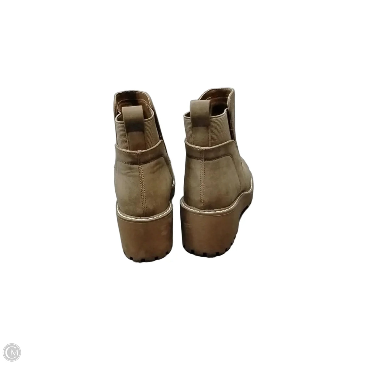 Boots Ankle Flats By Dv In Tan, Size: 8