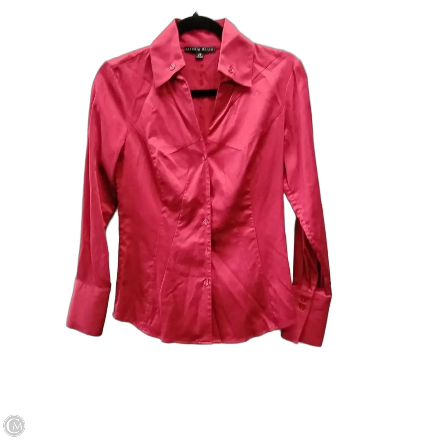 Blouse Long Sleeve By Antonio Melani In Red, Size: Xs