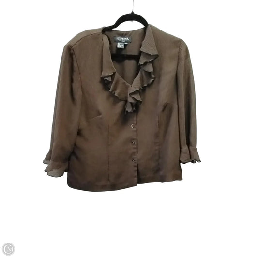 Skirt Set 2pc By Cme In Brown, Size: 14