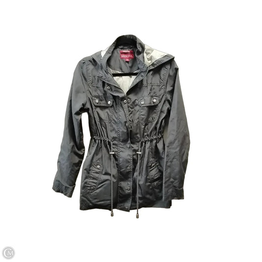 Coat Raincoat By Merona In Blue, Size: Sp