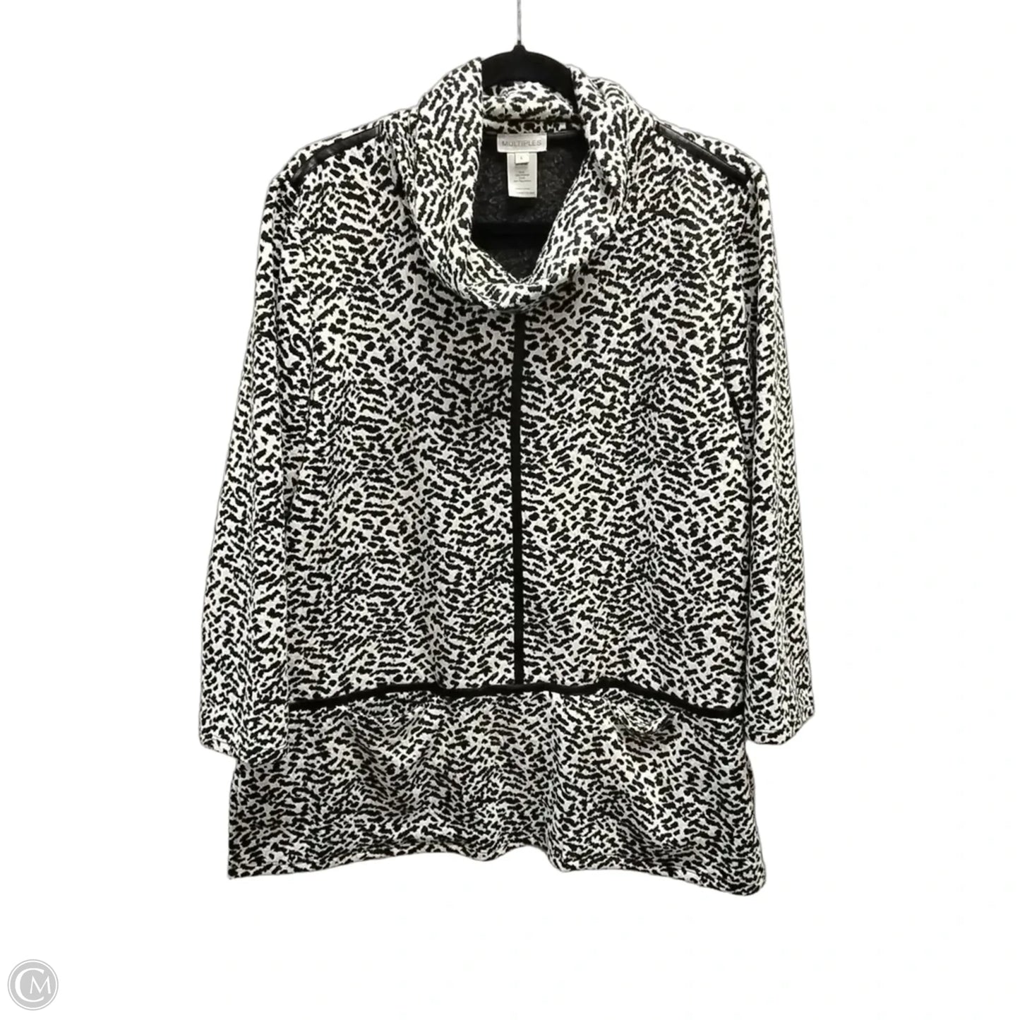 Sweater By Multiples In Leopard Print, Size: L