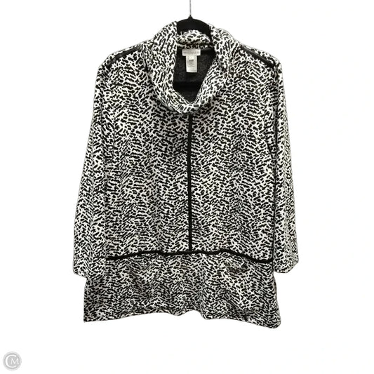 Sweater By Multiples In Leopard Print, Size: L