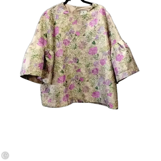 Top Short Sleeve By Tuckernuck In Floral Print, Size: 3x