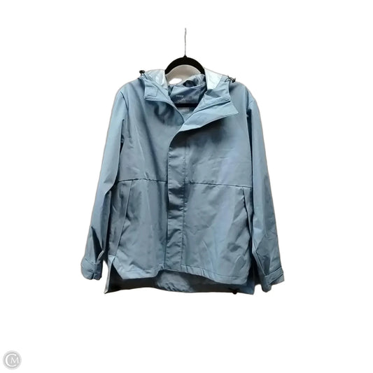 Coat Raincoat By Cme In Blue, Size: L