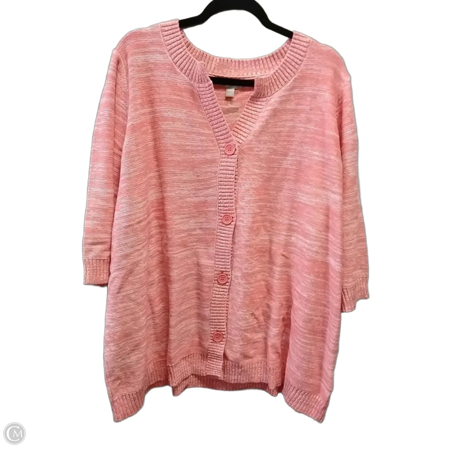 Sweater By Woman Within In Orange, Size: 1x