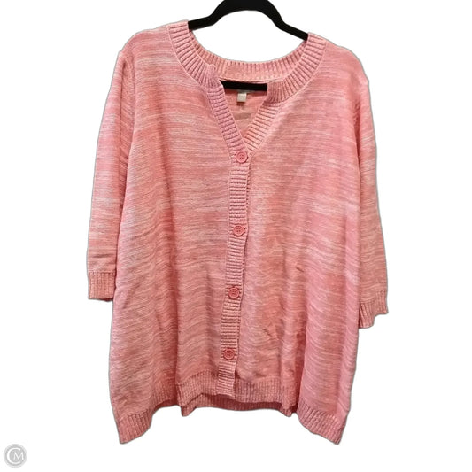 Sweater By Woman Within In Orange, Size: 1x