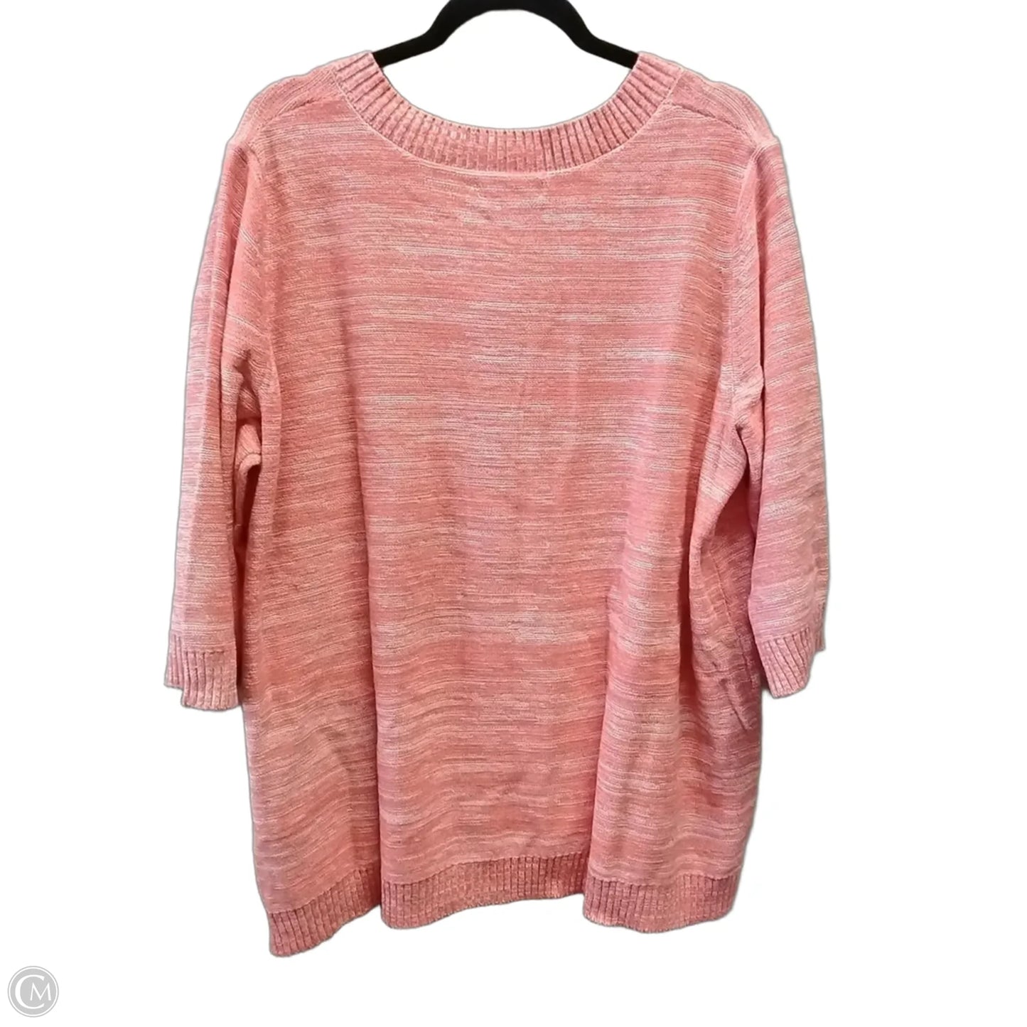 Sweater By Woman Within In Orange, Size: 1x