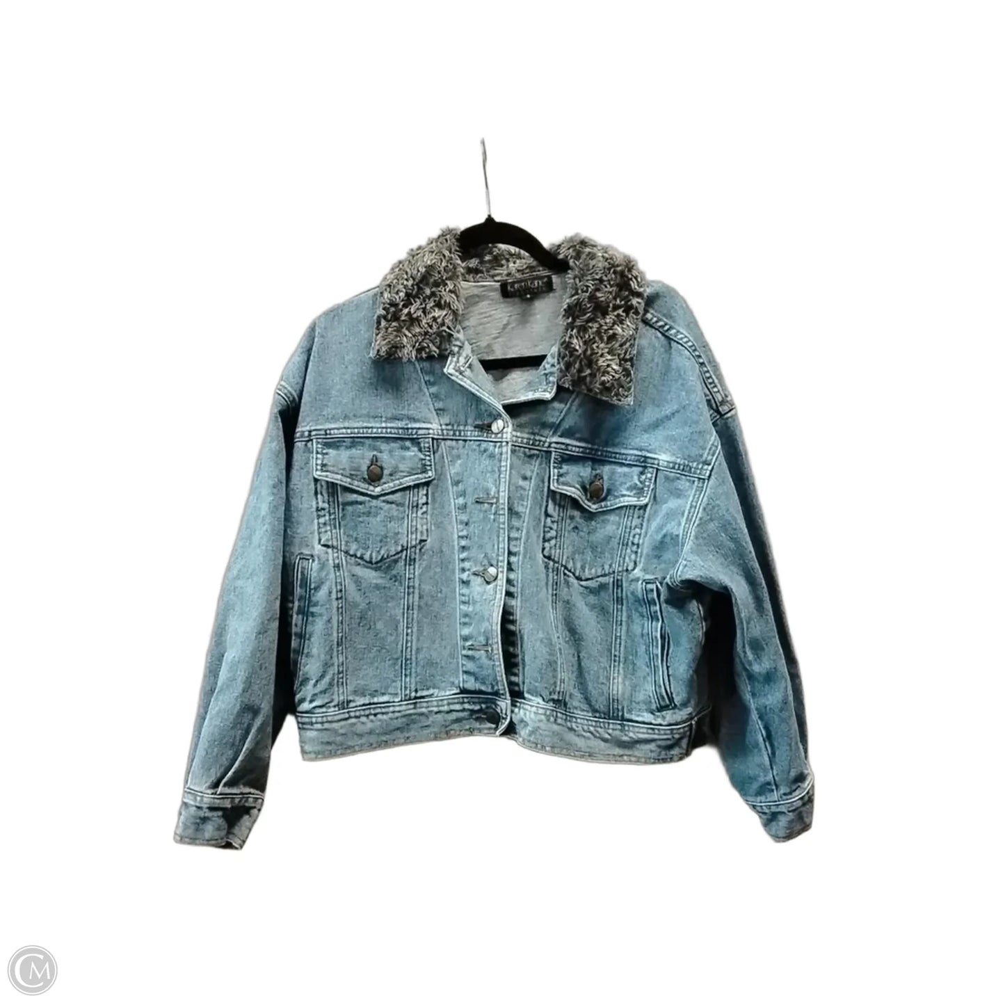 Jacket Denim By Karen Kane In Blue, Size: S