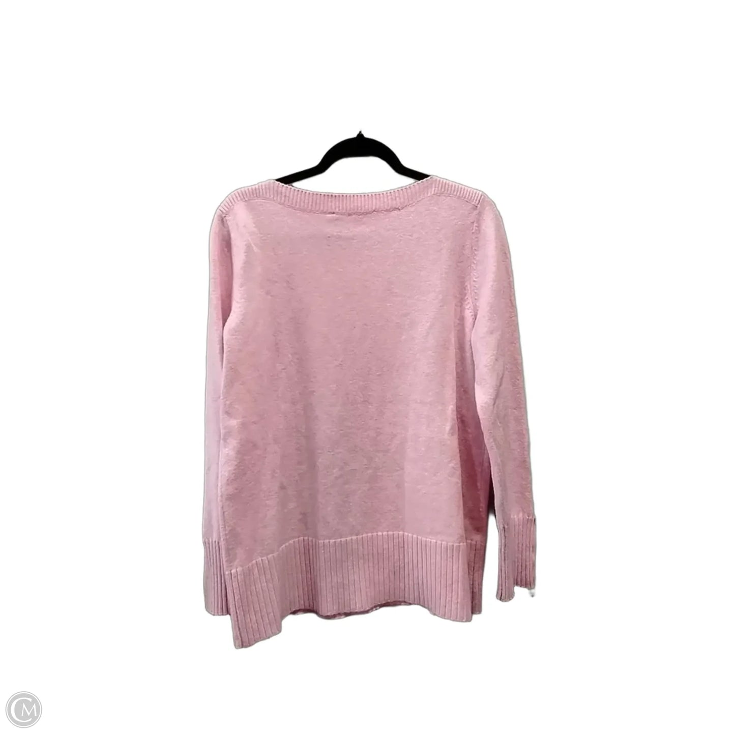 Sweater By Loft In Pink, Size: L